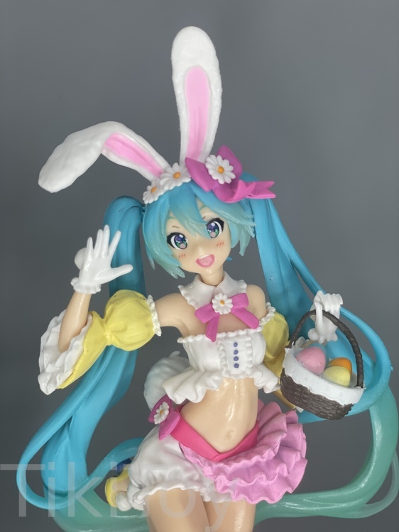 Фигурка Мику Хацунэ в костюме кролика , вокалоид(Vocaloid)